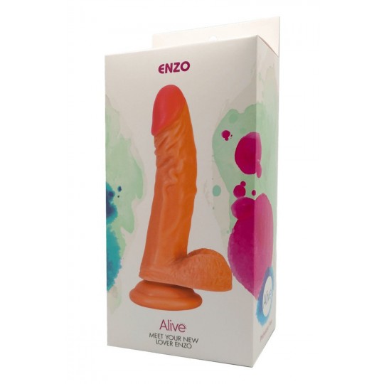 Gode ventouse réaliste Enzo - Alive 2